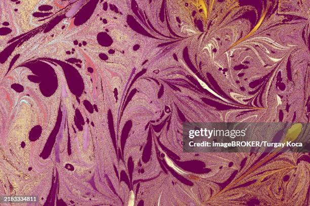 abstract marbling floral pattern for fabric, tile design. background texture - marble tile stock illustrations