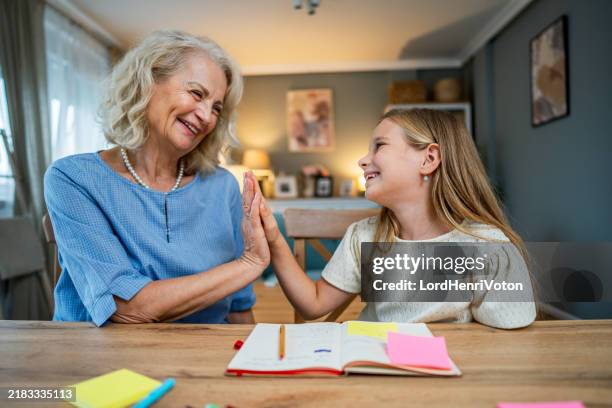 successfully completed homework! - coloured pencil ends stock pictures, royalty-free photos & images
