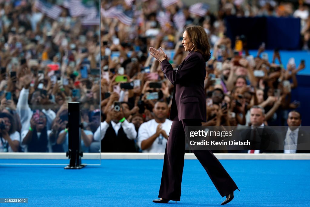 Vice President And Presidential Nominee Kamala Harris Delivers Concession Speech At Howard University