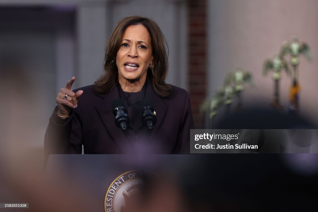 Vice President And Presidential Nominee Kamala Harris Delivers Concession Speech At Howard University