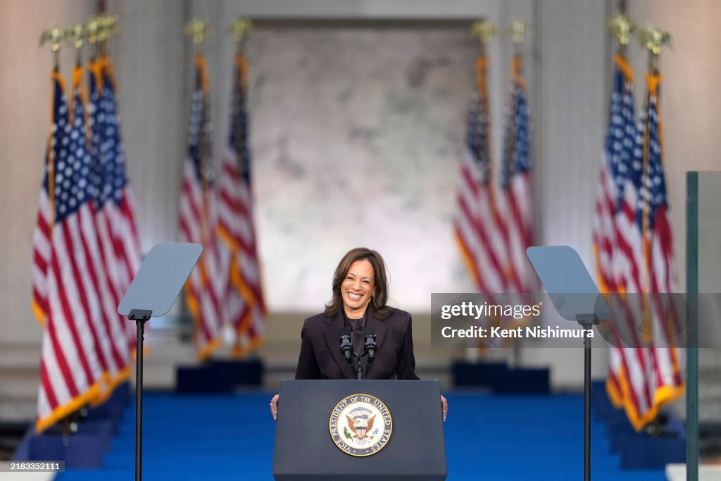 Vice President And Presidential Nominee Kamala Harris Delivers Concession Speech At Howard University