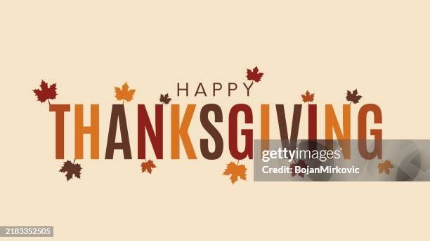 happy thanksgiving card, background. vector - happy thanksgiving stock illustrations