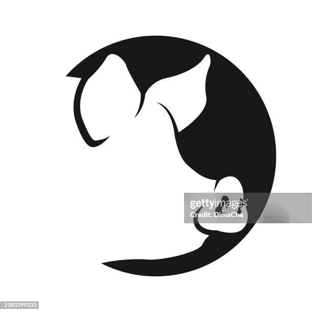 ilustraciones, imágenes clip art, dibujos animados e iconos de stock de silueta de cabeza de cerdo - icono redondo de cerdo vectorial recortado, logotipo, pegatina, insignia - cabeza de animal