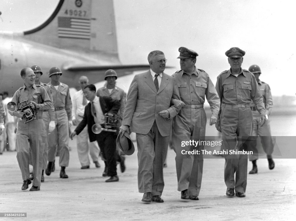 Australian Foreign Minister Herbert Evatt Visits Japan