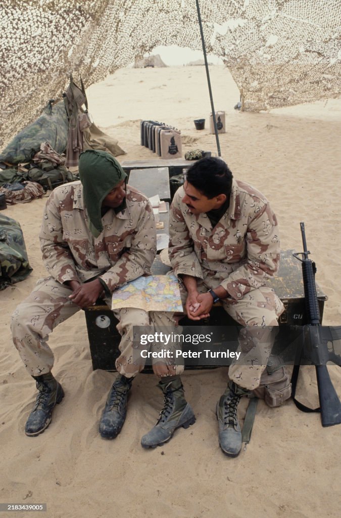 US Marines During Operation Desert Shield