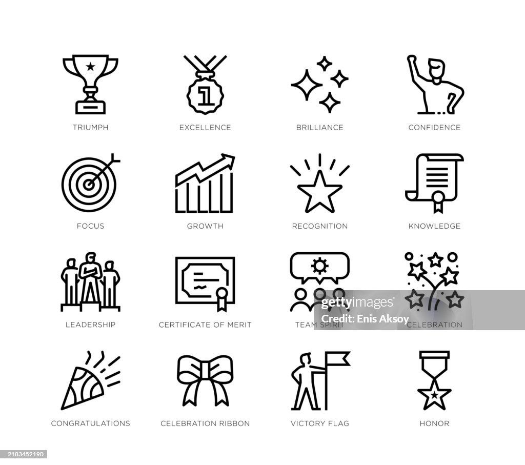 Success and Recognition Icons