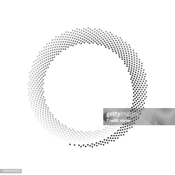 Dynamic Dots Pattern A Circular Dot Pattern Creating A Dynamic Visual Effect High-Res Vector ...