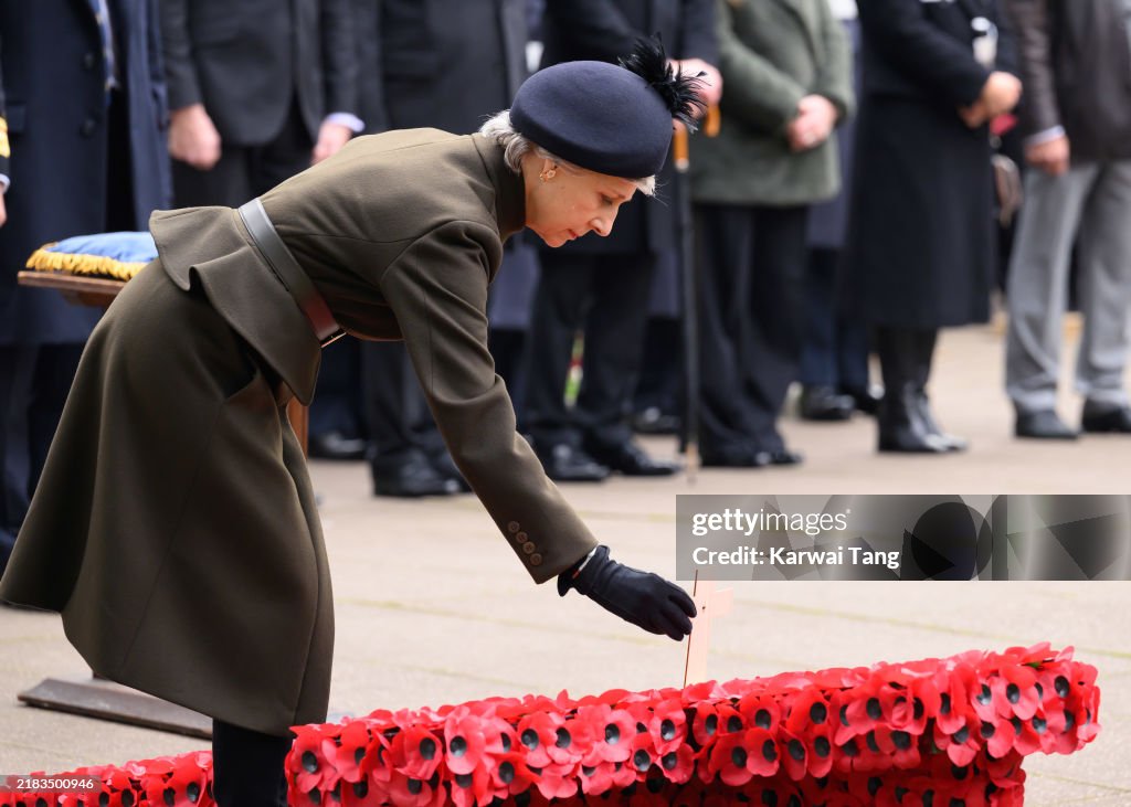 The Duchess Of Gloucester Attends The Field Of Remembrance At Westminster Abbey