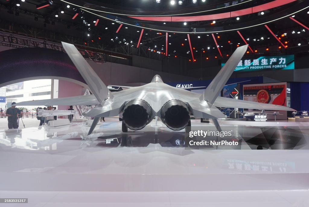 J-35A Stealth Fighter Jet in Zhuhai Air Show