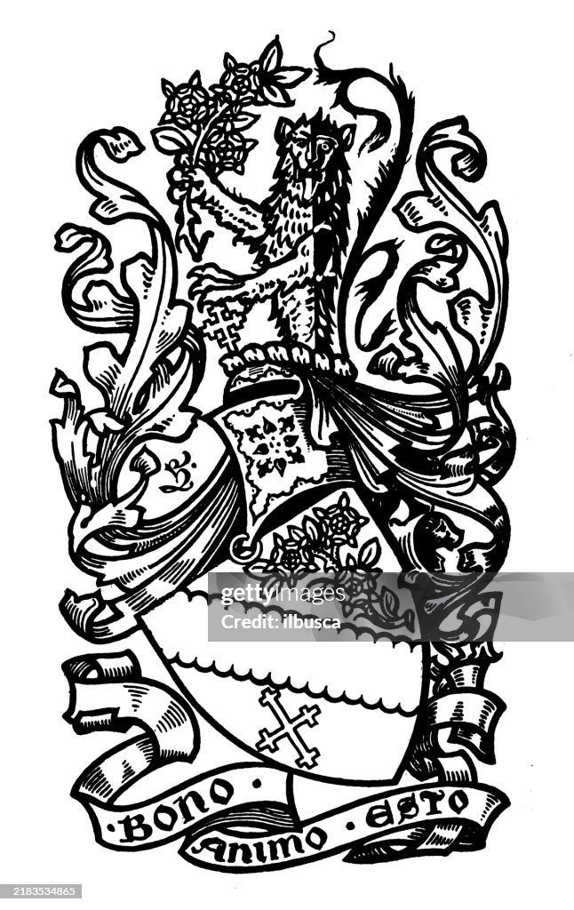 Morrell Svg Heraldry Coat Of Arms Emblem George Herbert Morrell High-Res Vector ...