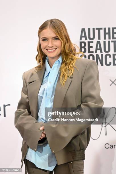 Camille Razat attends Breuninger X Authentic Beauty Concept event at The Browery on November 07, 2024 in Munich, Germany.