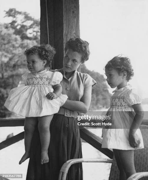 Tiny rustic pavilion where their children hangout alongside the house at Oyster Bay or Mr. And Mrs. Robert L. Berenson.