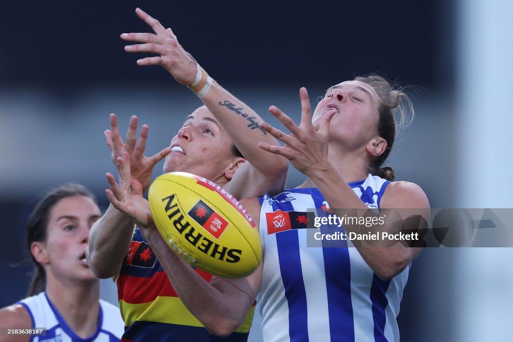 AFLW First Qualifying Final - North Melbourne Tasmanian Kangaroos v Adelaide Crows