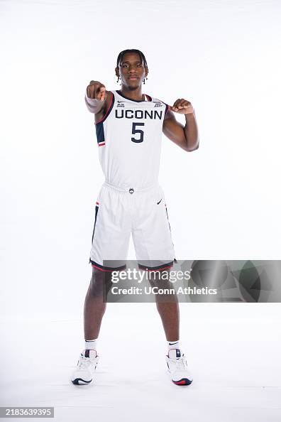 Terrace Reed Tarris Reed poses for a portrait during UConn Men's Basketball media ...