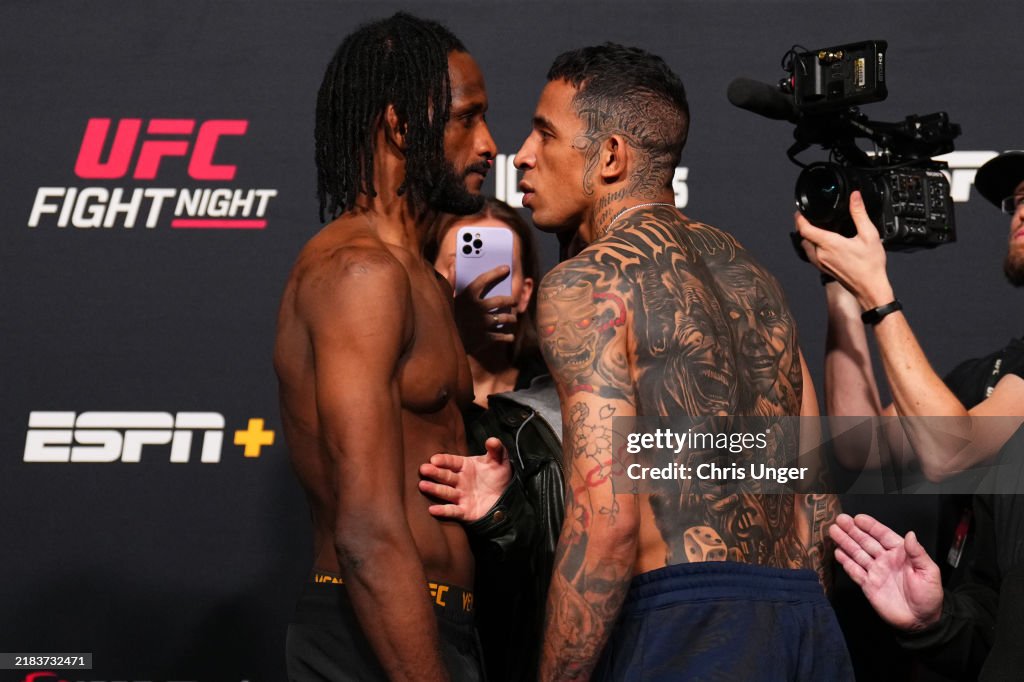 UFC Fight Night: Magny v Prates Weigh-in