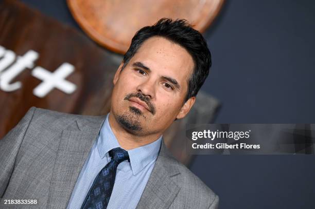 Michael Peña at the Los Angeles premiere of "Landman" at the Paramount Theatre on November 12, 2024 in Los Angeles, California.