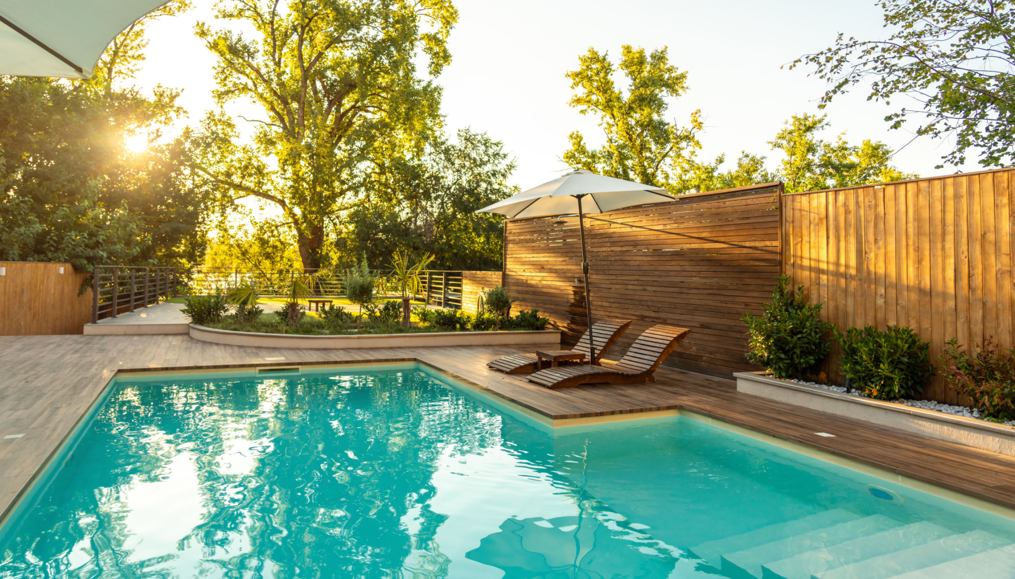 backyard pool