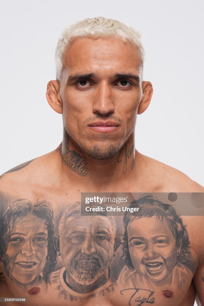 Ufc Officials Charles Oliveira poses for his official UFC headshot during a UFC ...