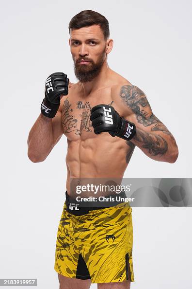 Ricio Ruffy Mauricio Ruffy poses for a portrait during a UFC photo session on ...