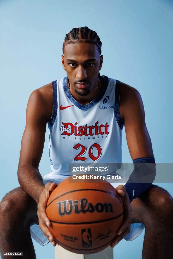 Washington Wizards Rookie Alexandre Sarr of the Washington Wizards poses for a portrait during ...