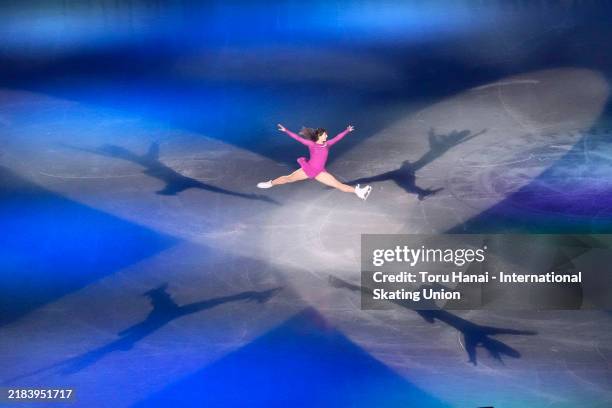 Alysa Liu of the United States performs at the Gala Exhibition during the ISU Grand Prix of Figure Skating NHK Trophy at Yoyogi National Gymnasium on...