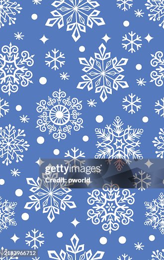 Snowflake seamless pattern . Snowflake seamless pattern .