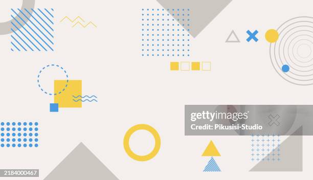 modern background with abstract geometric shapes and copy space. - rounded rectangle stock illustrations