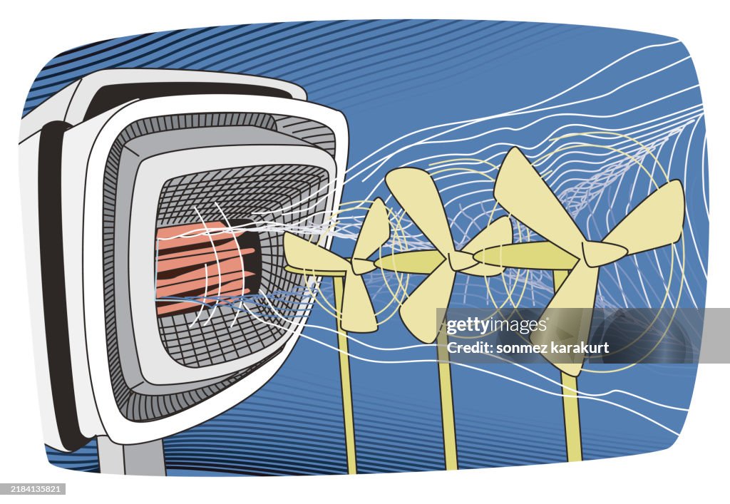 Building using wind energy