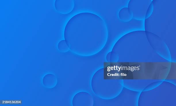 blue ripple circle abstract background - puddle splashing stock illustrations