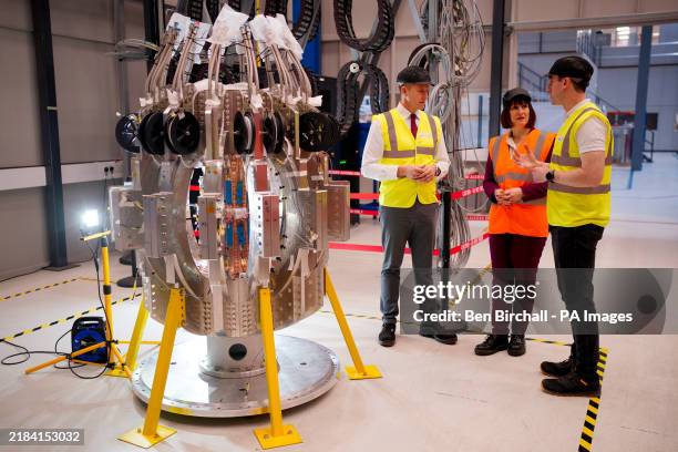 Chancellor of the Exchequer Rachel Reeves during a visit to Tokamak Energy in Milton, Abingdon. Picture date: Friday November 15, 2024.