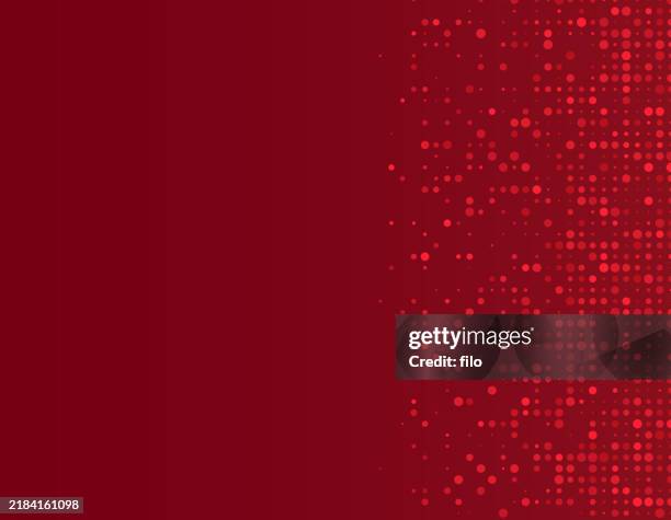 red color edge pixel transition holiday background - changing direction abstract stock illustrations