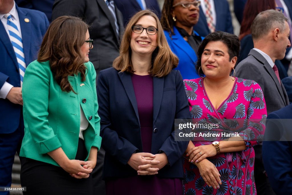 House Member-Elect Class Poses For Group Photo On U.S. Capitol Steps