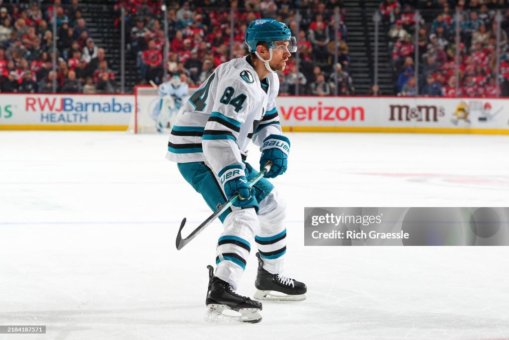 Benjamin Rutta Jan Rutta of the San Jose Sharks skates during the game against the ...