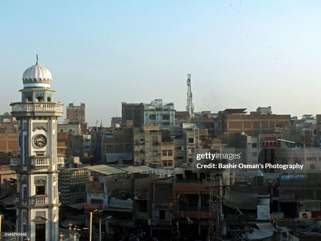 Evening hours around Clock Tower
