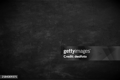 Empty blank plain black coloured grunge textured rustic smudged stained scratched cracked mottled wall vector vintage horizontal backgrounds with retro style uneven texture, cracks and copy space like a blackboard or writing slate Empty blank plain black coloured grunge textured rustic smudged stained scratched cracked mottled wall vector vintage horizontal backgrounds with retro style uneven texture, cracks and copy space like a blackboard or writing slate