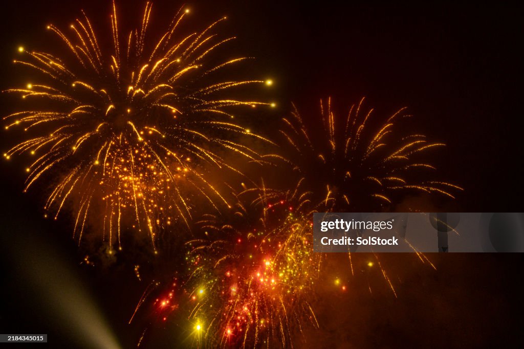 Celebrating an Event with Fireworks