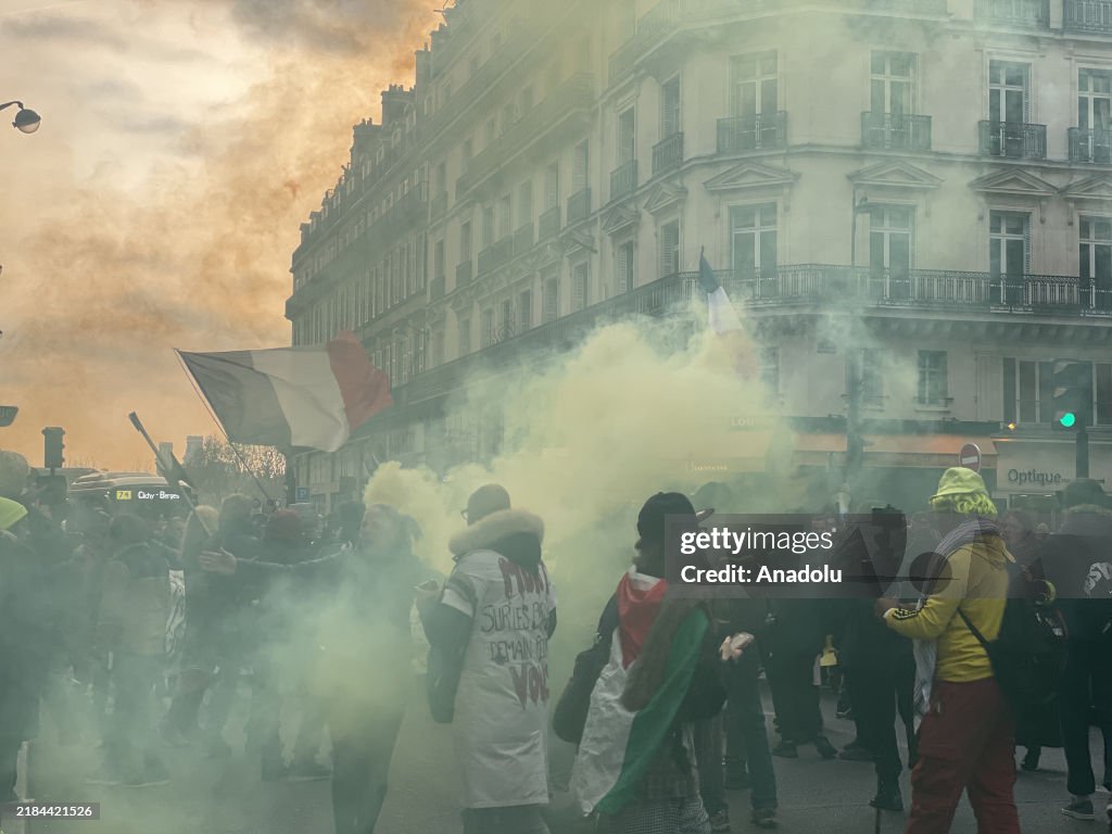 6th anniversary of 'Yellow vests protests' in Paris