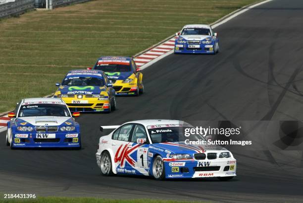 Andy Priaulx BMW Team UK BMW 320i. FIA WTCC, Rd8, Istanbul, Turkey, 18 September 2005. DIGITAL IMAGE