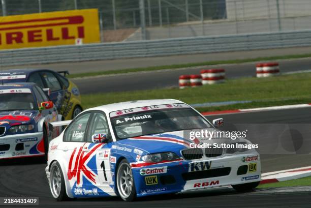 Andy Priaulx BMW Team UK BMW 320i. FIA WTCC, Rd8, Istanbul, Turkey, 18 September 2005. DIGITAL IMAGE