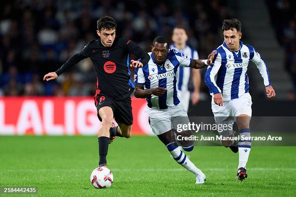 Real Sociedad v FC Barcelona - La Liga EA Sports Real Sociedad v FC Barcelona - La Liga EA Sports