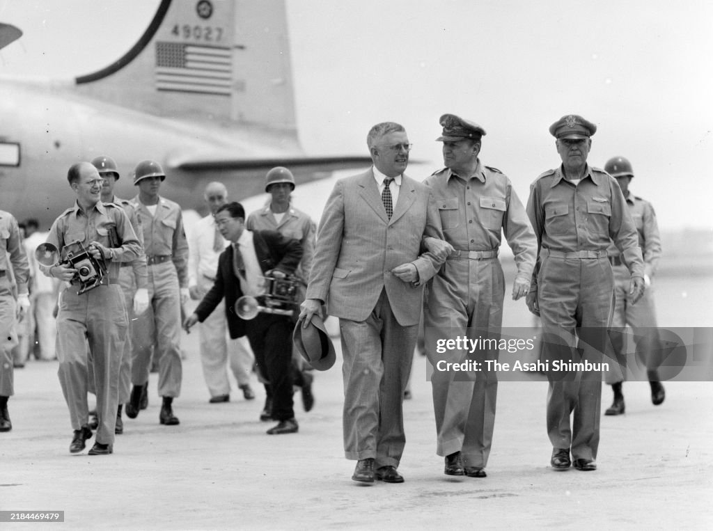 Australian Foreign Minister Herbert Evatt Visits Japan
