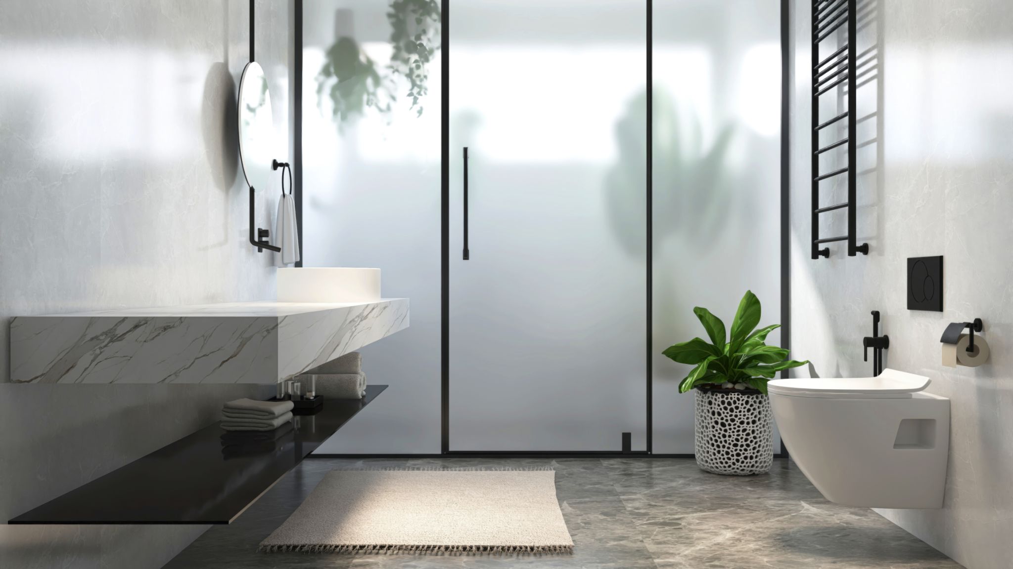 mirror in small space