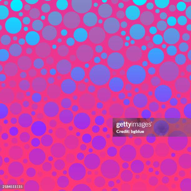abstract geometric background with purple gradient circles - soda bubbles vector stock illustrations