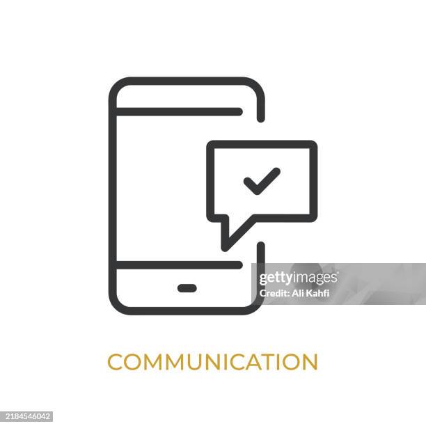 communication glyph line icon. thin line icon that can be applied anywhere, simple, pixel perfect and modern style - call button stock illustrations