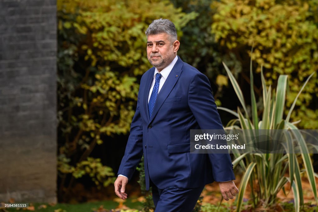 UK Prime Minster Keir Starmer Hosts Prime Minister Of Romania, Marcel Ciolacu