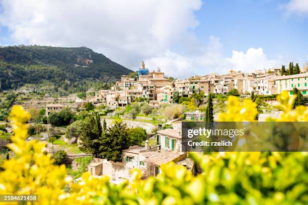 hermosa vista del paisaje mallorquín - islas baleares fotografías e imágenes de stock