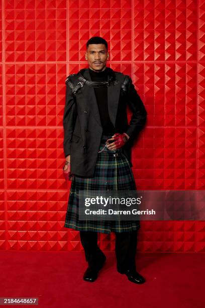 Kelegh Moutome attends H&M&Paris Club night on November 13, 2024 in Paris, France.
