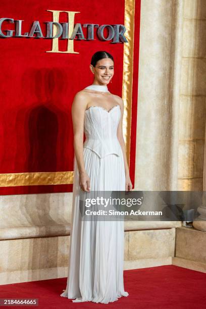 Yuval Gonen attends "Gladiator II" The Royal Film Performance and Global Premiere at Leicester Square on November 13, 2024 in London, England.