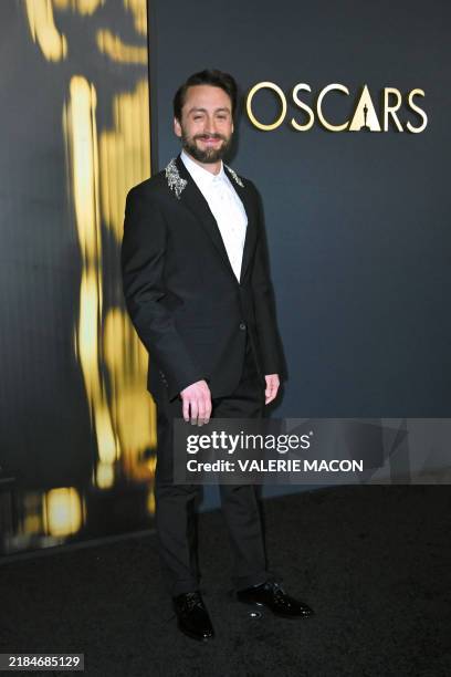 Actor Kieran Culkin arrives for the Academy of Motion Picture Arts and Sciences' 15th Annual Governors Awards at the Ray Dolby Ballroom in Los...