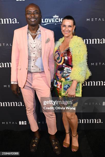 Shaman Durek and Princess Martha Louise of Norway attend gamma. And Snoop Dogg Unveil Their New Jewelry Line "Love Child" on November 13, 2024 in...